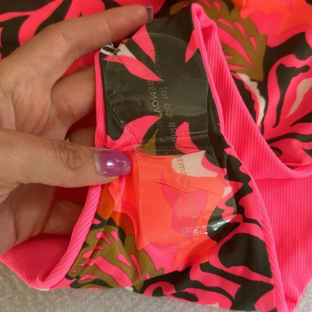 Maaji Coral Lava Reversible Cut-out One-Piece Swimsuit, Size Large, $168
